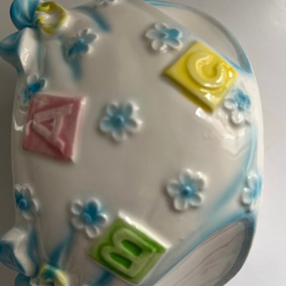 Vintage Baby Ceramic Planter, Container, Kitsch - Picture 4 of 7